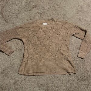 Sonoma Textured Brown Sweater size M